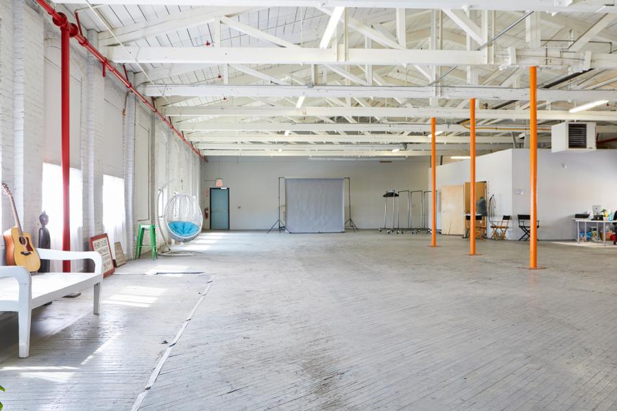 industrial, warehouse, studio, white, wood, 