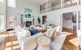 Hamptons, contemporary, light, pool, kitchen, patio, terrace, 