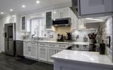 Hamptons, pool, pool table, bathroom, light, airy, upscale, staircase, kitchen, patio, 