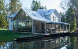 farmhouse, modern, contemporary, rural, glass, barn, water, 