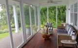 contemporary, Hamptons, water, pool, deck, beach, patio, 