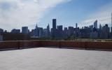 terrace, city view, rooftop, view, empty room, 