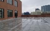 terrace, city view, rooftop, view, empty room, 