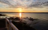 Hamptons, beach, water, deck, white, light, 