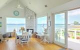 Hamptons, beach, water, deck, white, light, 