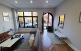 townhouse, contemporary, kitchen, light, airy, deck, staircase, bathroom, terrace, bedroom, 