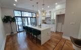 townhouse, contemporary, kitchen, light, airy, deck, staircase, bathroom, terrace, bedroom, 