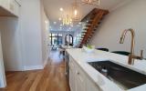 townhouse, contemporary, kitchen, light, airy, deck, staircase, bathroom, terrace, bedroom, 