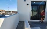 townhouse, contemporary, kitchen, light, airy, deck, staircase, bathroom, terrace, bedroom, 