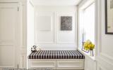 brownstone, bathroom, staircase, fireplace, contemporary, 