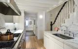 brownstone, bathroom, staircase, fireplace, contemporary, 