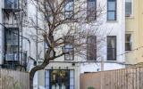 brownstone, bathroom, staircase, fireplace, contemporary, 