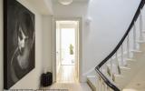 brownstone, bathroom, staircase, fireplace, contemporary, 