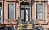 brownstone, bathroom, staircase, fireplace, contemporary, 