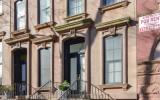 brownstone, bathroom, staircase, fireplace, contemporary, 