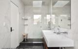 townhouse, contemporary, modern, light, white, glass, bathroom, kitchen, 