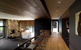 modern, contemporary, pool, bar, patio, wooded, fireplace, pool table, deck, 