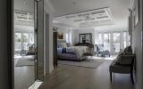 Hamptons, pool, pool table, bathroom, light, airy, upscale, staircase, kitchen, patio, 