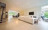 townhouse, contemporary, modern, light, white, glass, bathroom, kitchen, 