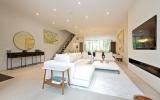 townhouse, contemporary, modern, light, white, glass, bathroom, kitchen, 