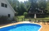 country, wooded, contemporary, pool, deck, 