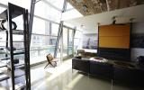 modern, light, glass, penthouse, 