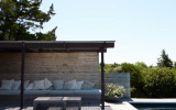 Hamptons, rustic, deck, pool, water, 