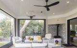 contemporary, modern, light, airy, pool, kitchen, sunroom, 