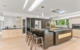 modern, light, airy, pool, kitchen, 