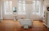 traditional, white, bathroom, kitchen, light, fireplace, loft, apartment, 