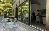 modern, contemporary, wooded, wood, deck, glass, rural, 