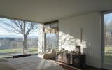 modern, light, glass, pool, estate, field, 