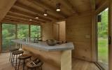 cabin, wooded, wood, pond, lake, glass, fireplace, 