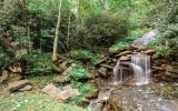 log house, cabin, stone, water, rural, Asheville, 