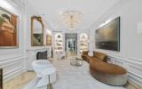 brownstone, townhouse, contemporary, upscale, staircase, terrace, garden, kitchen, bathroom, 