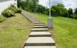 concrete, modern, museum, water, staircase, industrial, 