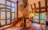 Hamptons, upscale, traditional, pool, garden, staircase, 