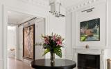 brownstone, townhouse, contemporary, upscale, staircase, terrace, garden, kitchen, bathroom, 