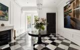 brownstone, townhouse, contemporary, upscale, staircase, terrace, garden, kitchen, bathroom, 