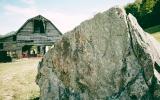 farm, farmhouse, field, water, pond, rural, stone, barn, Asheville, 