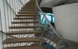 modern, kitchen, staircase, deck, water, 