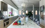 penthouse, apartment, modern, rooftop, staircase, kitchen, bathroom, 