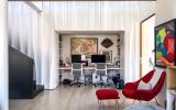 penthouse, apartment, modern, rooftop, staircase, kitchen, bathroom, 