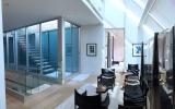 apartment, modern, glass, kitchen, bathroom, 