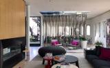 penthouse, apartment, modern, rooftop, staircase, kitchen, bathroom, 