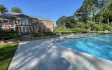 suburban, pool, patio, garden, 