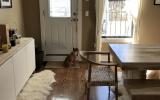 brownstone, townhouse, contemporary, kitchen, garden, 