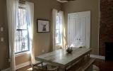 brownstone, townhouse, contemporary, kitchen, garden, 