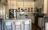 brownstone, townhouse, contemporary, kitchen, garden, 