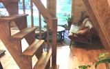 cabin, wooded, deck, country, 